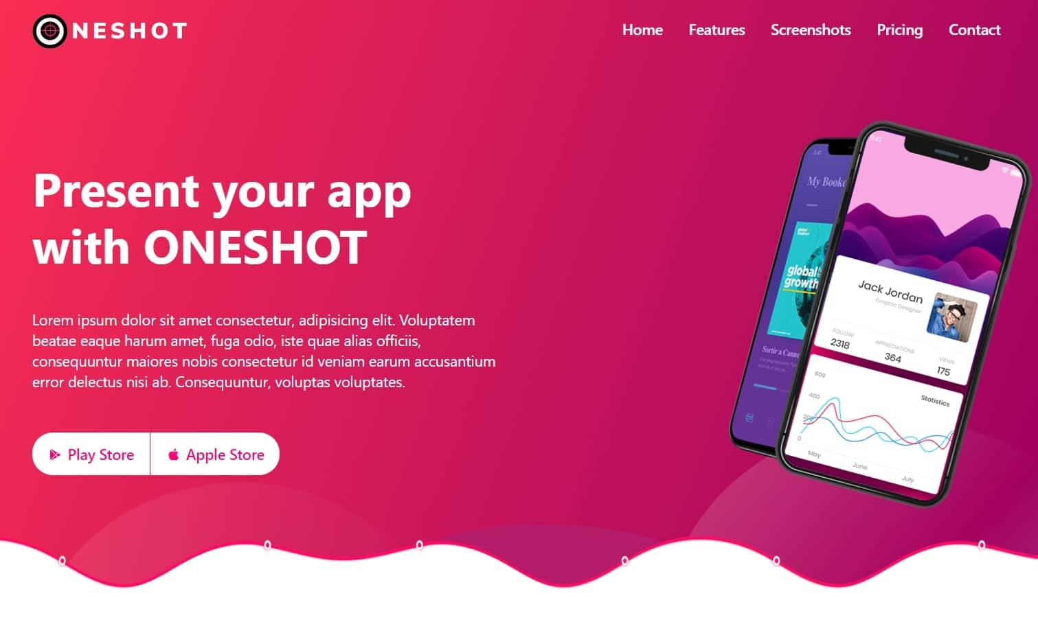 Website Home page Screen Shot