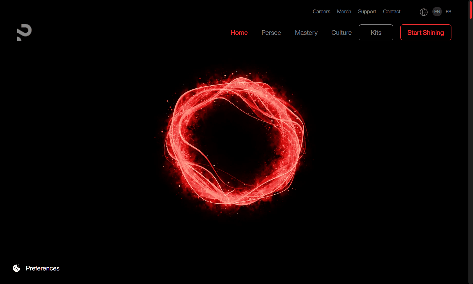 Website Home page Screen Shot